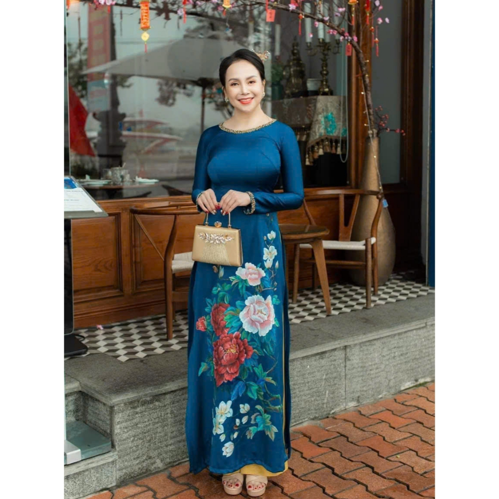 Áo Dài Bà Sui Kết Hạt Sang Trọng 3 image 4 6