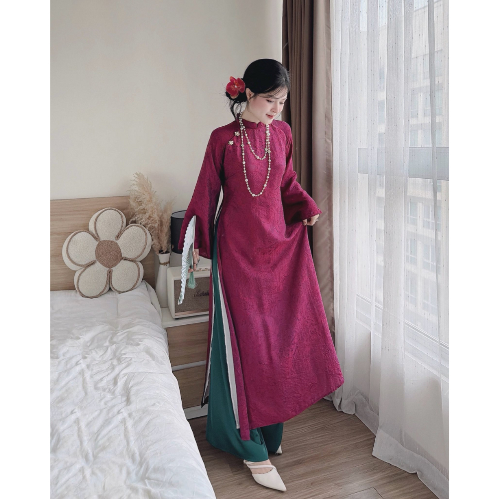 Áo Dài 4 Tà May Sẵn Đẹp Và Sang 5 image 5 16