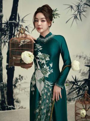 Áo Dài Trung Niên Thêu Sang Trọng 7 image 5 5