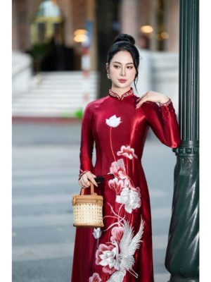 Áo Dài Trung Niên Ngồi Sui Rất Đẹp 5 image 5 9