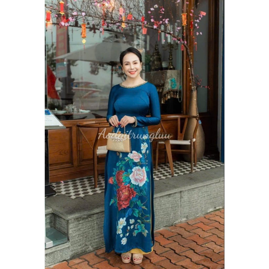 Áo Dài Bà Sui Kết Hạt Sang Trọng 5 image 6 2