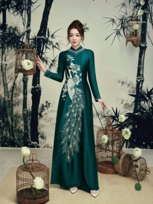Áo Dài Trung Niên Thêu Sang Trọng 8 image 6 3