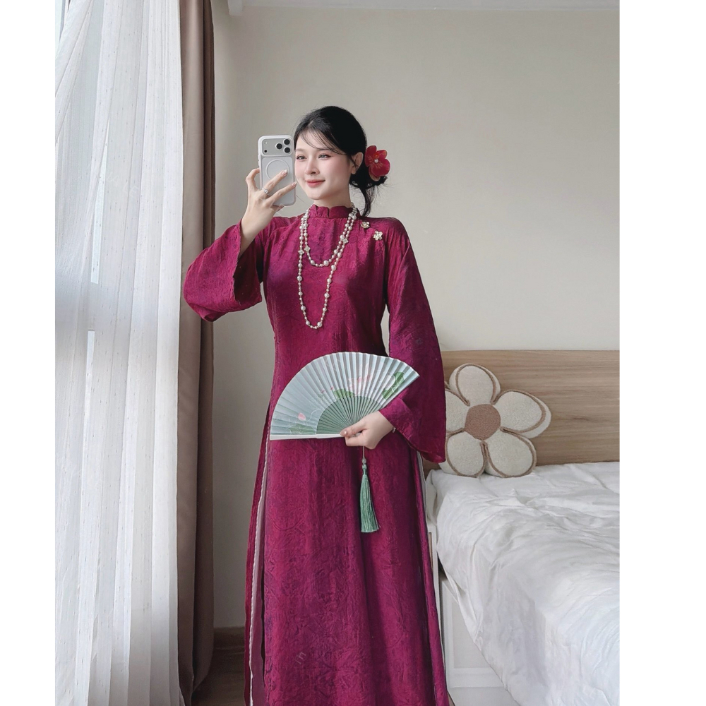 Áo Dài 4 Tà May Sẵn Đẹp Và Sang 6 image 6 9