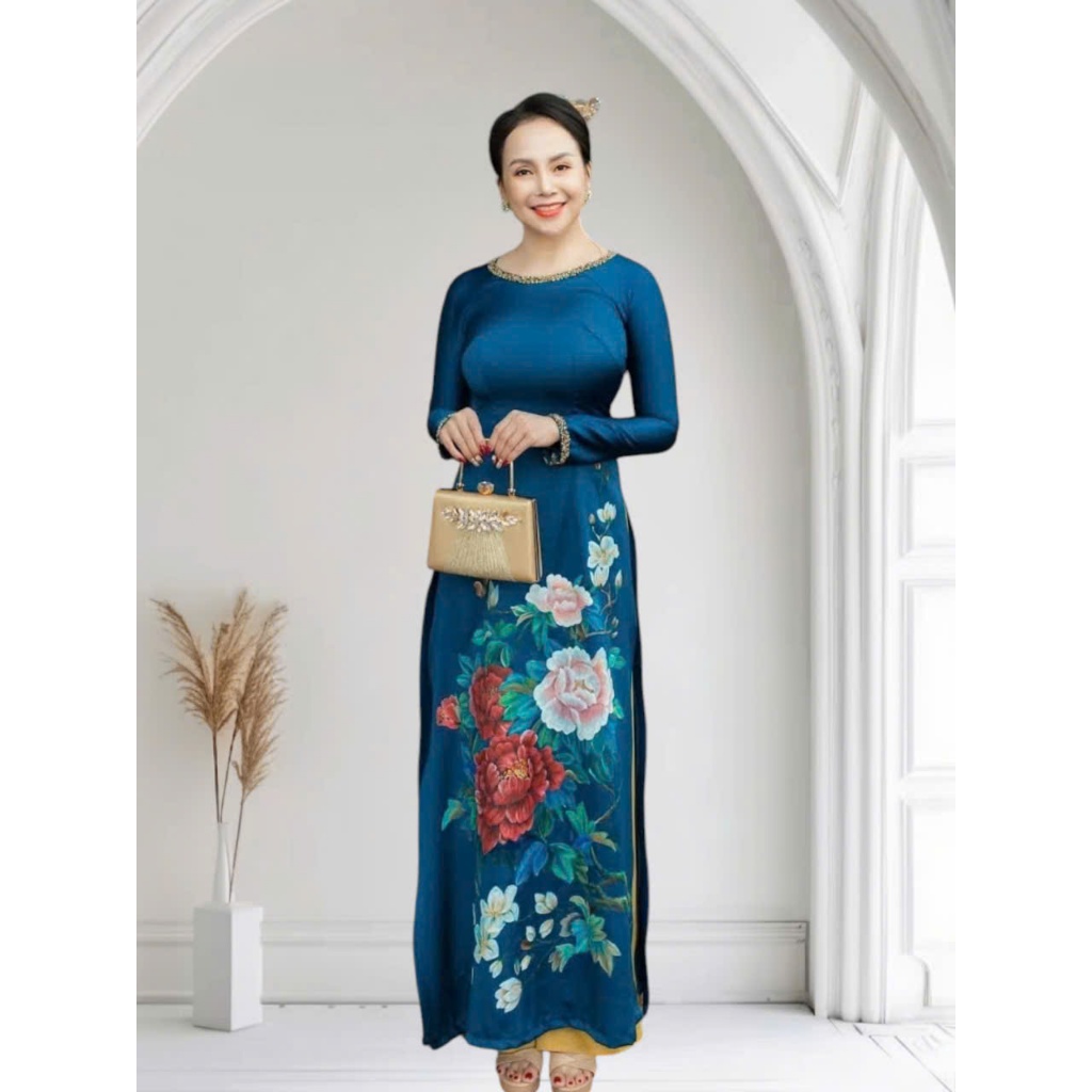 Áo Dài Bà Sui Kết Hạt Sang Trọng 6 image 7 3