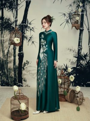 Áo Dài Trung Niên Thêu Sang Trọng 9 image 7 4