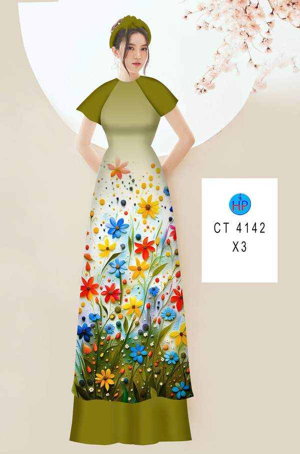 Vải Áo Dài Hoa In 3D AD CT4142 2 1782890197 71 vai ao dai hoa in 3d ad ct4142