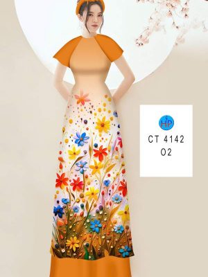 Vải Áo Dài Hoa In 3D AD CT4142 21 1782890197 972 vai ao dai hoa in 3d ad ct4142