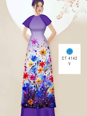 Vải Áo Dài Hoa In 3D AD CT4142 22 1782890198 220 vai ao dai hoa in 3d ad ct4142
