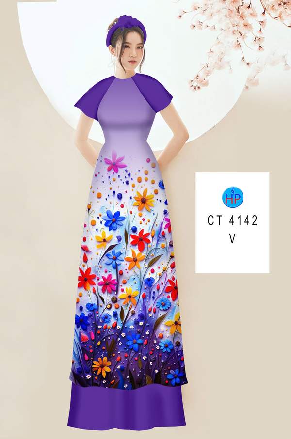 Vải Áo Dài Hoa In 3D AD CT4142 4 1782890198 220 vai ao dai hoa in 3d ad ct4142