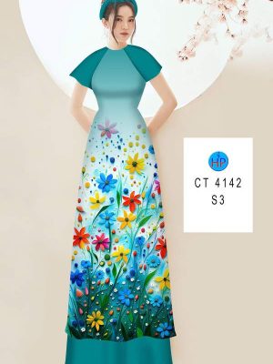 Vải Áo Dài Hoa In 3D AD CT4142 30 1782890199 262 vai ao dai hoa in 3d ad ct4142