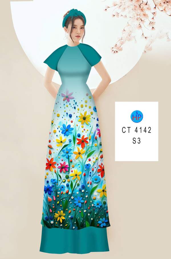 Vải Áo Dài Hoa In 3D AD CT4142 12 1782890199 262 vai ao dai hoa in 3d ad ct4142
