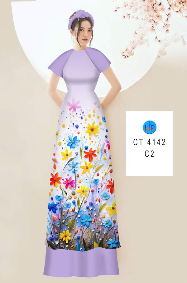 Vải Áo Dài Hoa In 3D AD CT4142 9 1782890199 897 vai ao dai hoa in 3d ad ct4142