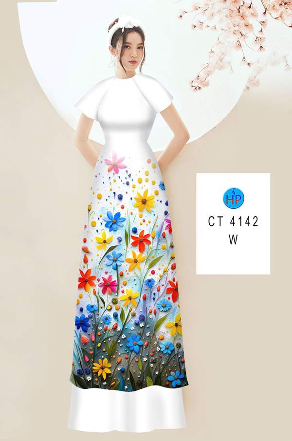 Vải Áo Dài Hoa In 3D AD CT4142 10 1782890199 931 vai ao dai hoa in 3d ad ct4142