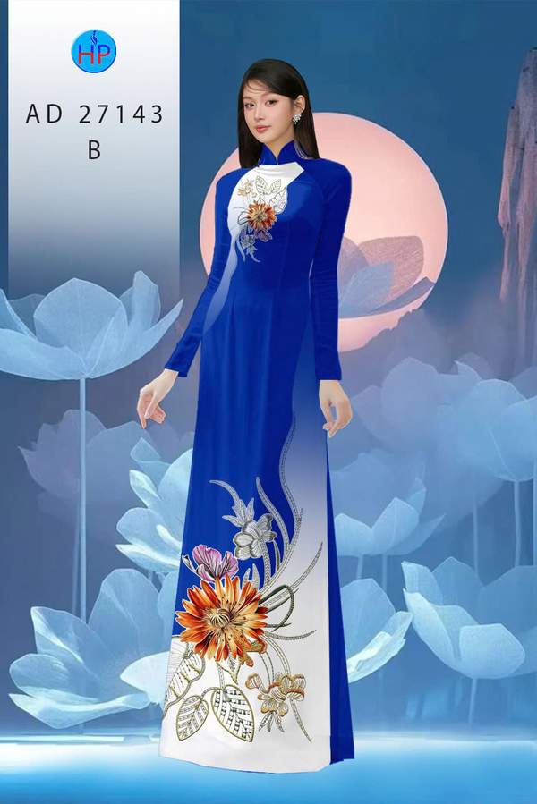 Vải Áo Dài Hoa In 3D AD 27143 39 1782891093 476 vai ao dai hoa in 3d ad 27143
