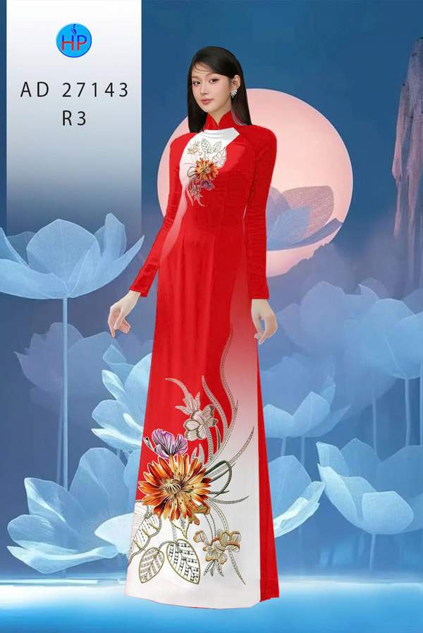 Vải Áo Dài Hoa In 3D AD 27143 50 1782891095 346 vai ao dai hoa in 3d ad 27143