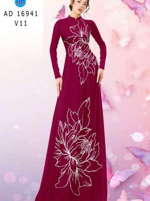 Vải Áo Dài Hoa In 3D AD 16941 32 1783649673 354 vai ao dai hoa in 3d ad 16941
