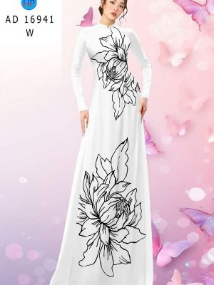 Vải Áo Dài Hoa In 3D AD 16941 33 1783649673 93 vai ao dai hoa in 3d ad 16941