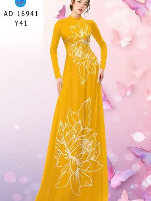 Vải Áo Dài Hoa In 3D AD 16941 34 1783649674 206 vai ao dai hoa in 3d ad 16941