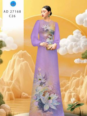 Vải Áo Dài Hoa Sen AD 27168 20 1783650101 361 vai ao dai hoa sen ad 27168