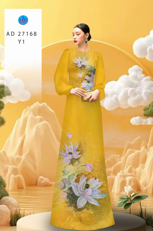 Vải Áo Dài Hoa Sen AD 27168 5 1783650102 233 vai ao dai hoa sen ad 27168