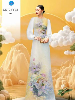 Vải Áo Dài Hoa Sen AD 27168 26 1783650102 244 vai ao dai hoa sen ad 27168