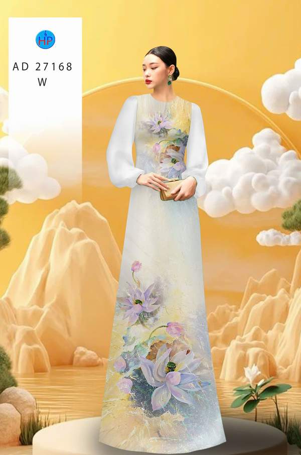 Vải Áo Dài Hoa Sen AD 27168 8 1783650102 244 vai ao dai hoa sen ad 27168