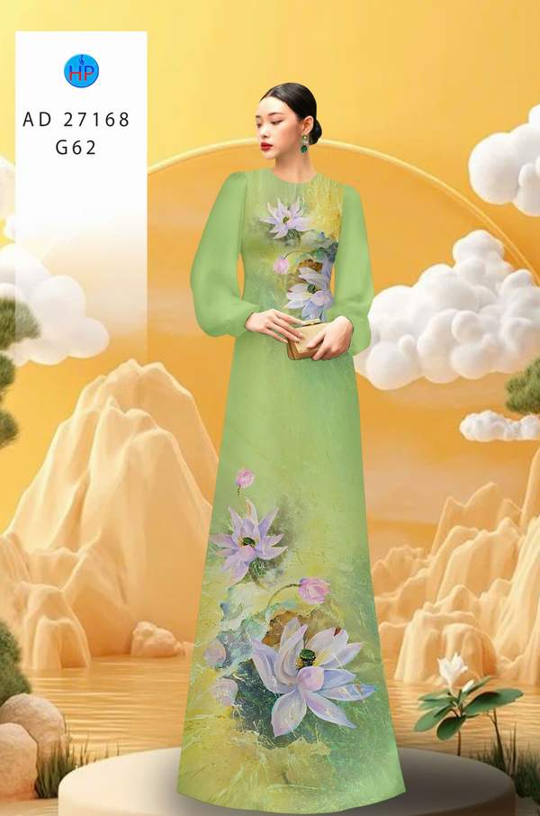 Vải Áo Dài Hoa Sen AD 27168 12 1783650103 126 vai ao dai hoa sen ad 27168