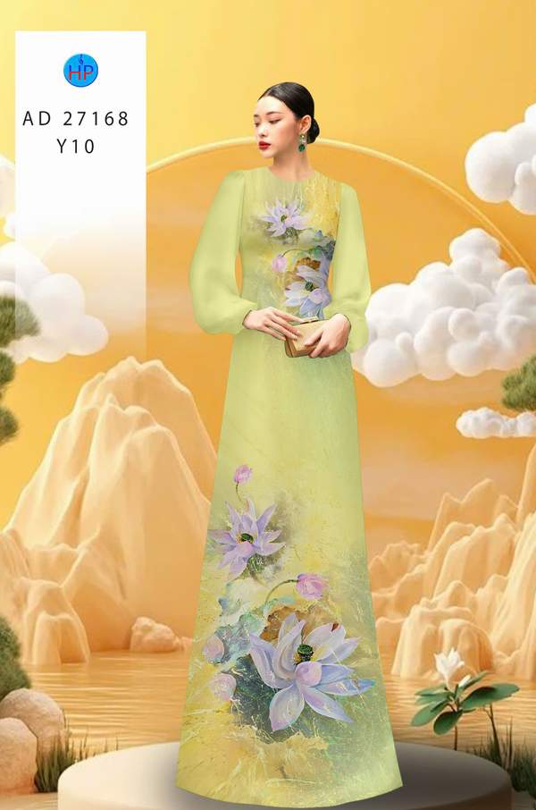 Vải Áo Dài Hoa Sen AD 27168 16 1783650104 141 vai ao dai hoa sen ad 27168