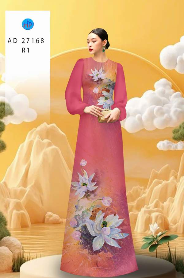Vải Áo Dài Hoa Sen AD 27168 18 1783650104 876 vai ao dai hoa sen ad 27168
