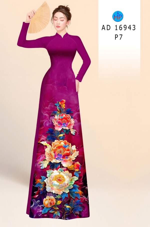 Vải Áo Dài Hoa Cẩm Chướng AD 16943 12 1783650534 116 vai ao dai hoa cam chuong ad 16943