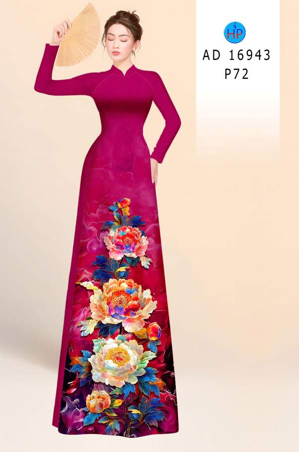 Vải Áo Dài Hoa Cẩm Chướng AD 16943 18 1783650535 162 vai ao dai hoa cam chuong ad 16943