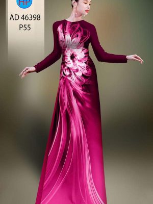 Vải Áo Dài Hoa In 3D AD 46398 33 1783650964 253 vai ao dai hoa in 3d ad 46398