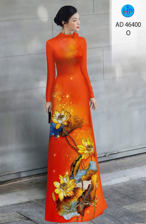 Vải Áo Dài Hoa Sen AD 46400 2 1783933965 42 vai ao dai hoa sen ad 46400