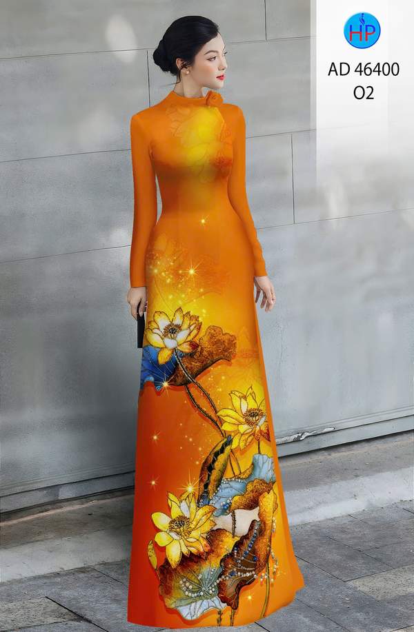 Vải Áo Dài Hoa Sen AD 46400 7 1783933966 883 vai ao dai hoa sen ad 46400