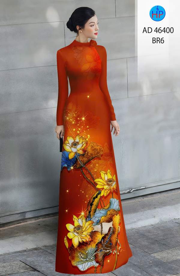 Vải Áo Dài Hoa Sen AD 46400 10 1783933967 201 vai ao dai hoa sen ad 46400