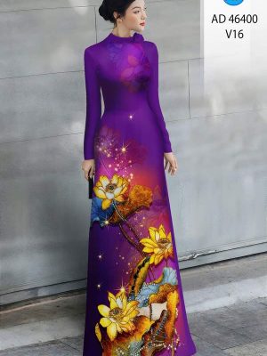 Vải Áo Dài Hoa Sen AD 46400 29 1783933967 205 vai ao dai hoa sen ad 46400