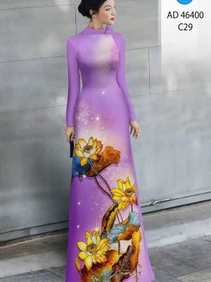 Vải Áo Dài Hoa Sen AD 46400 28 1783933967 663 vai ao dai hoa sen ad 46400