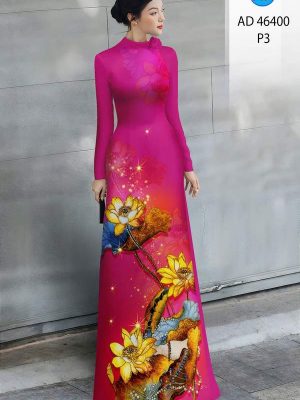 Vải Áo Dài Hoa Sen AD 46400 33 1783933968 339 vai ao dai hoa sen ad 46400