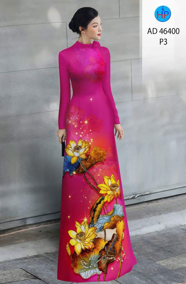 Vải Áo Dài Hoa Sen AD 46400 16 1783933968 339 vai ao dai hoa sen ad 46400