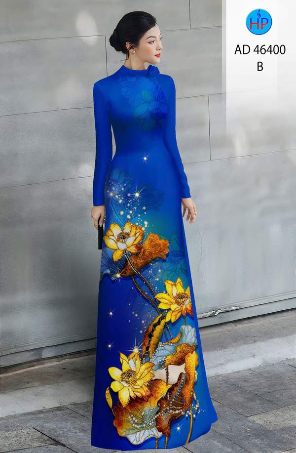 Vải Áo Dài Hoa Sen AD 46400 15 1783933968 571 vai ao dai hoa sen ad 46400