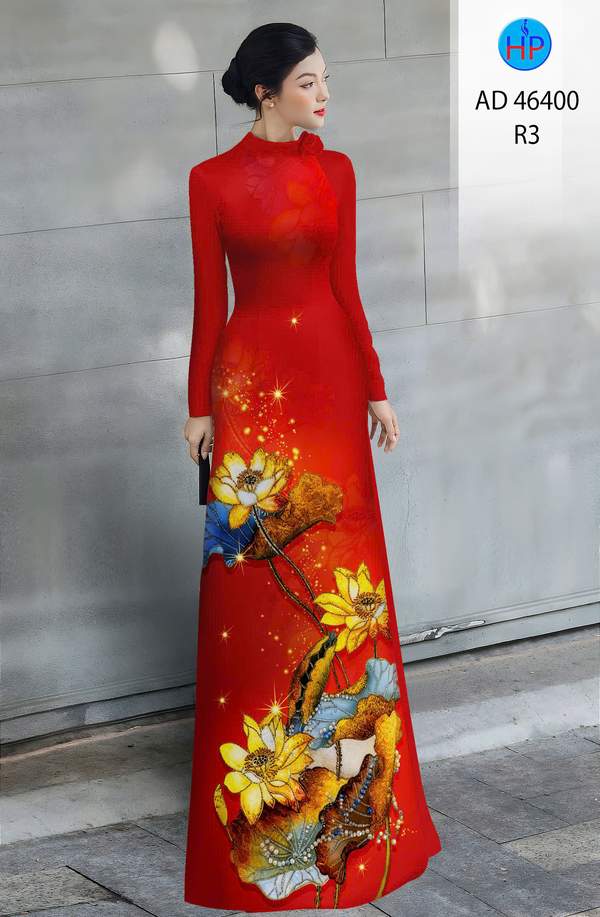 Vải Áo Dài Hoa Sen AD 46400 17 1783933968 859 vai ao dai hoa sen ad 46400