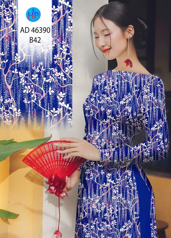 Vải Áo Dài Hoa In 3D AD 46390 2 1784253182 60 vai ao dai hoa in 3d ad 46390