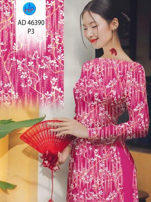 Vải Áo Dài Hoa In 3D AD 46390 25 1784253184 119 vai ao dai hoa in 3d ad 46390