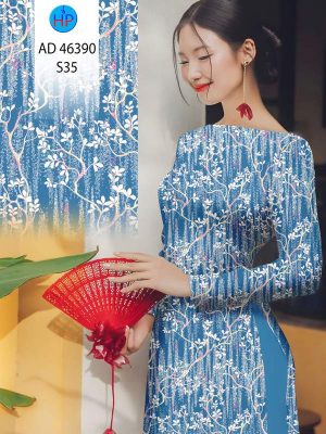 Vải Áo Dài Hoa In 3D AD 46390 24 1784253184 153 vai ao dai hoa in 3d ad 46390