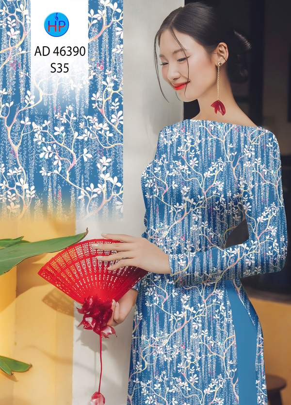 Vải Áo Dài Hoa In 3D AD 46390 7 1784253184 153 vai ao dai hoa in 3d ad 46390