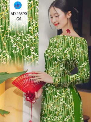 Vải Áo Dài Hoa In 3D AD 46390 29 1784253185 275 vai ao dai hoa in 3d ad 46390