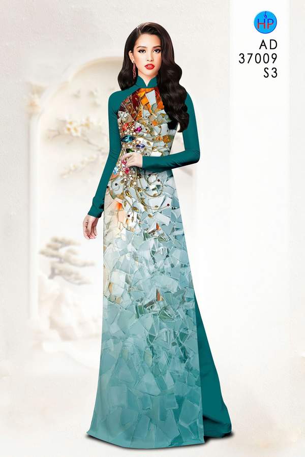 Vải Áo Dài Hoa In 3D AD 37009 1 1784253644 439 vai ao dai hoa in 3d ad 37009