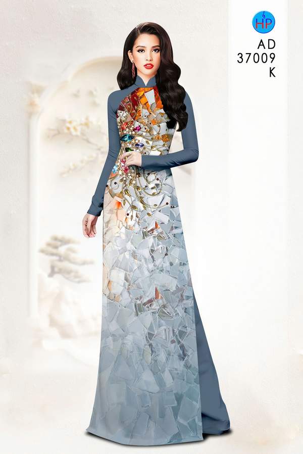 Vải Áo Dài Hoa In 3D AD 37009 10 1784253646 134 vai ao dai hoa in 3d ad 37009