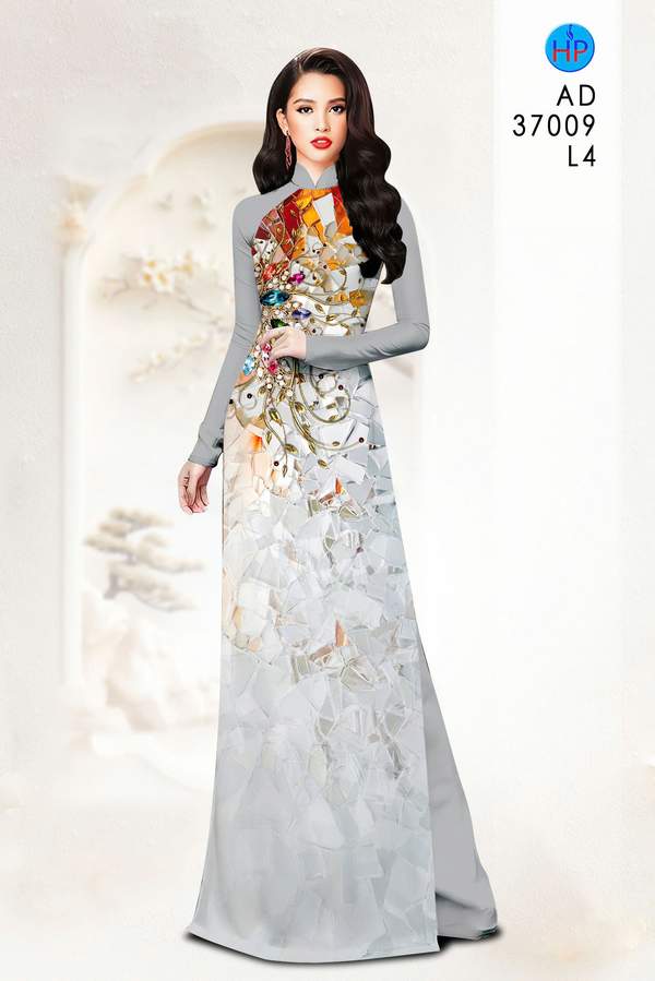 Vải Áo Dài Hoa In 3D AD 37009 8 1784253646 724 vai ao dai hoa in 3d ad 37009
