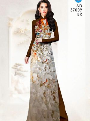 Vải Áo Dài Hoa In 3D AD 37009 30 1784253647 214 vai ao dai hoa in 3d ad 37009